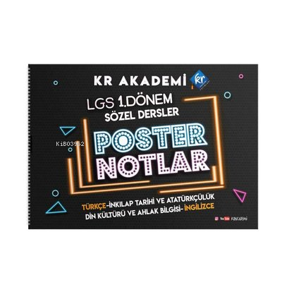 2023 LGS 1. Dönem Sözel Bölüm Poster Notlar