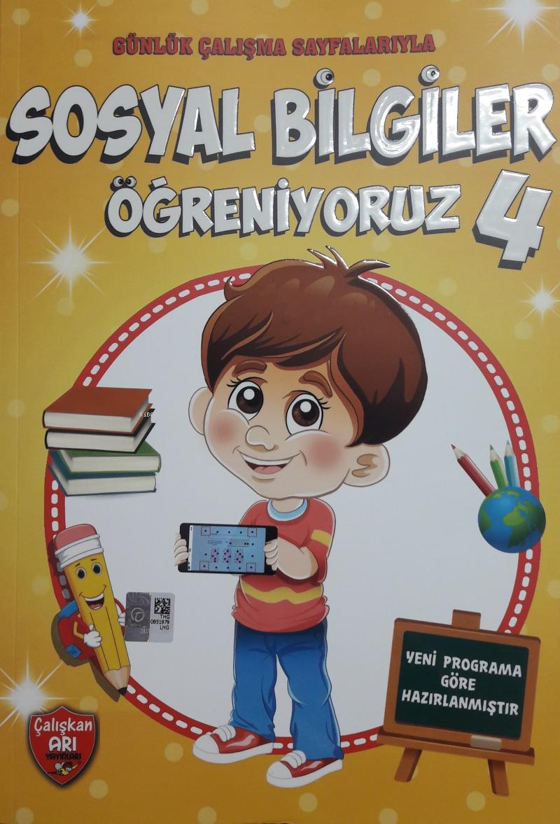  Çalışkan Arı 4Sınıf Sosyal Bilgiler Öğreniyoruz | Kolektif | Çalışkan Arı Yayınları | 9789944292771 | 