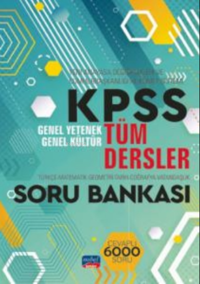 KPSS Tüm Dersler  GY-GK Soru Bankası - Türkçe - Matematik - Geometri - Tarih - Coğrafya - Vatandaşlık