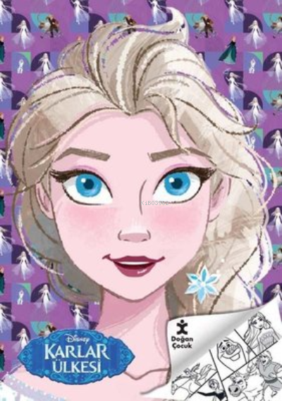 Disney Karlar Ülkesi Kraliçe Elsa ;Boyama Kitabı