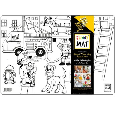  Akademi Çocuk Funny Mat İtfaiyeler | Akademi Çocuk Funny Mat İtfaiyeler | Kolektif | Akademi Çocuk (Hazırlık) | 8681379310390 