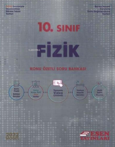 Esen 10.Sınıf Fizik Konu Özetli Soru Bankası