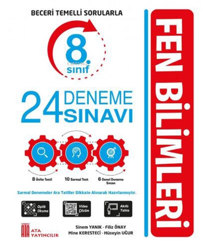 Ata Yayıncılık 8. Sınıf Fen Bilimleri 24 Deneme Sınavı