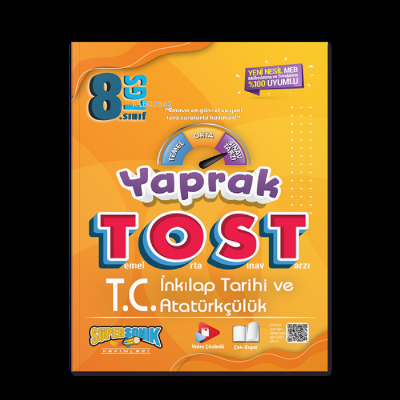  Süpersonik 8 Sınıf LGS Fen Bilimleri Yaprak TOST | Kolektif | Süpersonik Komiks | 9786254221828 | 