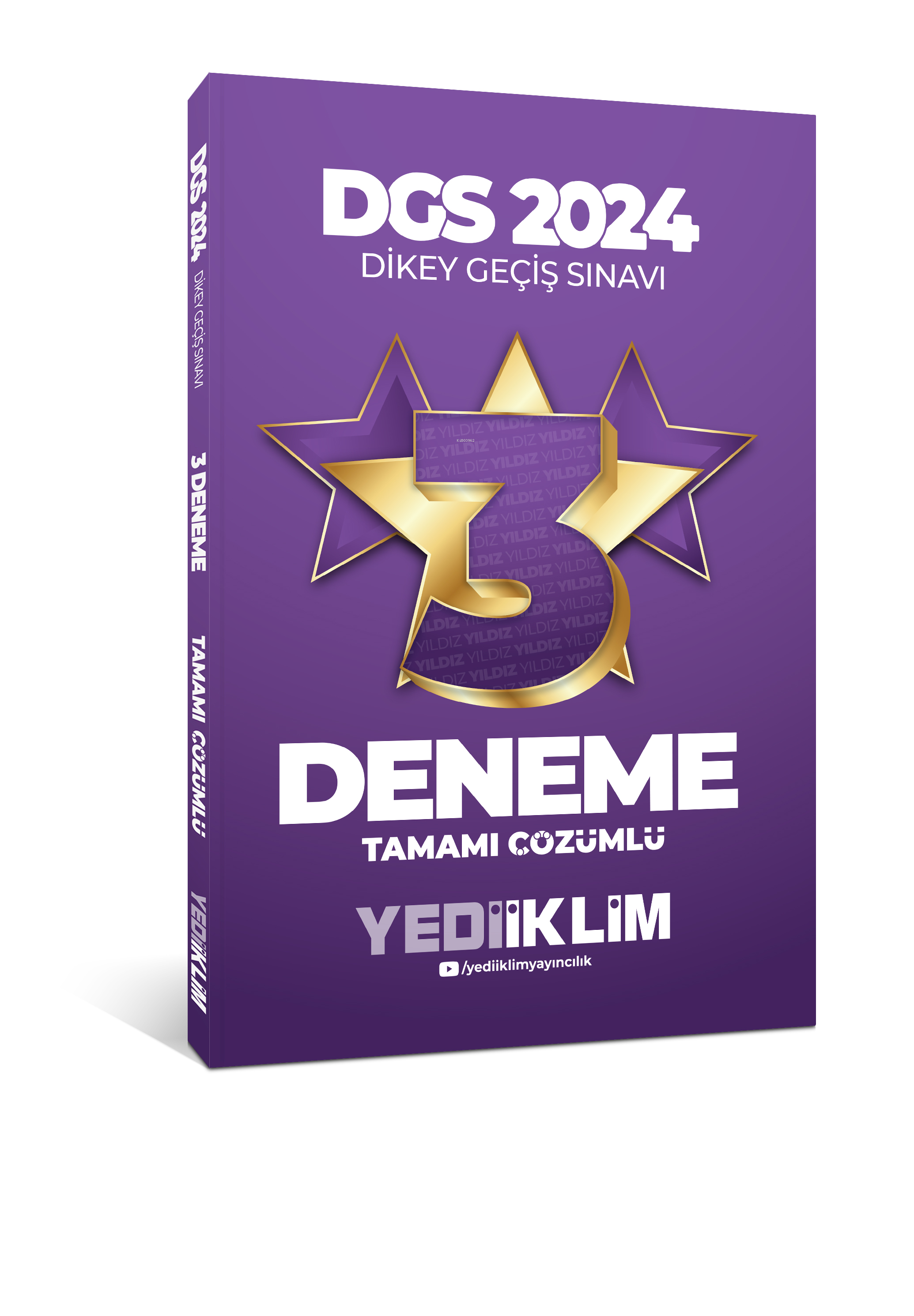  Yediiklim Yayınları 2024 DGS Tamamı Çözümlü 3 Deneme | Yediiklim Yayınları 2024 DGS Tamamı Çözümlü 3 Deneme | Kolektif | Yediiklim Yayıncılık | 9786254313707 
