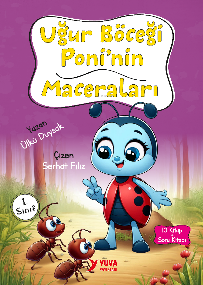 Uğur Böceği Poni'nin Maceraları;10 Kitap + Soru Kitabı