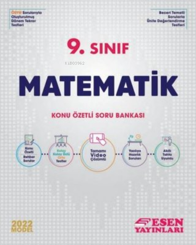 Esen 9.Sınıf Matematik Konu Özetli Soru Bankası