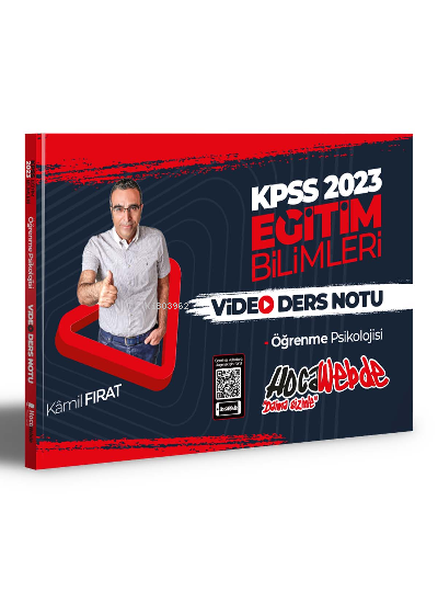 2023 KPSS Eğitim Bilimleri Öğretim Yöntem ve Teknikleri Video Ders Notları | 2023 KPSS Eğitim Bilimleri Öğretim Yöntem ve Teknikleri Video Ders Notları | Seda Ataman Kömez | HocaWebde | 9786057198907 