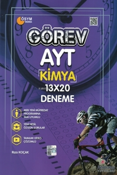  Armada Yayınları Görev AYT Kimya 13 x 20 Deneme | Rıza Koçak | Armada Yayınları (Sınav) | 9786057150035 | 
