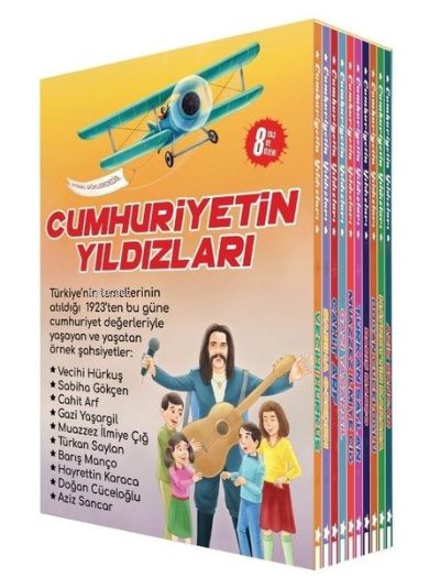 Cumhuriyetin Yıldızları Seti - 10 Kitap Takım - Kutulu