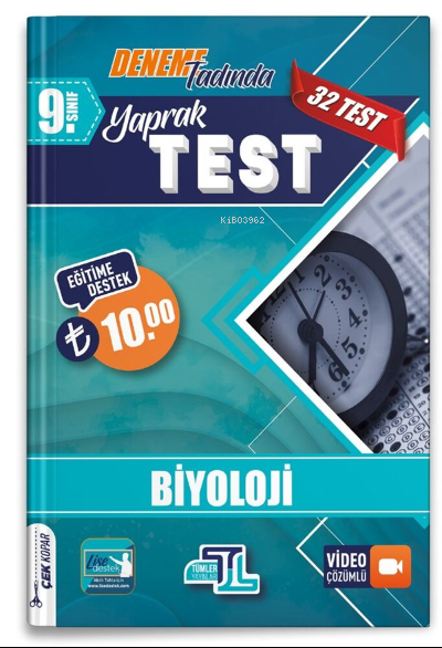  09Sınıf Yaprak Test Biyoloji 2022 | 09Sınıf Yaprak Test Biyoloji 2022 | Kolektif | Tümler Yayınları (Bayilik) | 9786257273589 