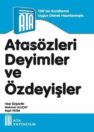 Atasözleri Deyimler ve Özdeyişler (Karton Kapak)