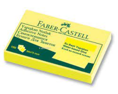  Faber Castell Yapışkan Notluk 50X75mm Sarı | Faber Castell Yapışkan Notluk 50X75mm Sarı | Faber Castell | 4044355770993 