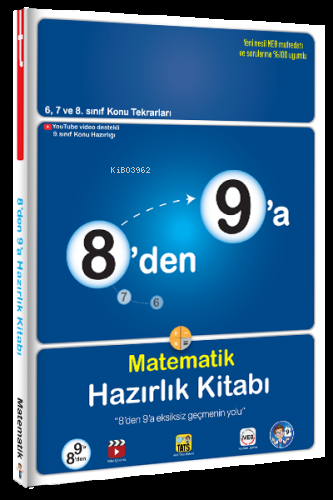 Tonguç Akademi 8 den 9 a Matematik Hazırlık Kitabı