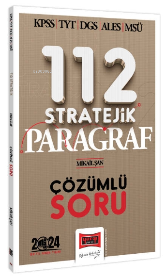  Yargı 2024 112 Stratejik Paragraf Soru Bankası | MİKAİL ŞAN | YARGI YAYINEVİ | 9786253700201 | 