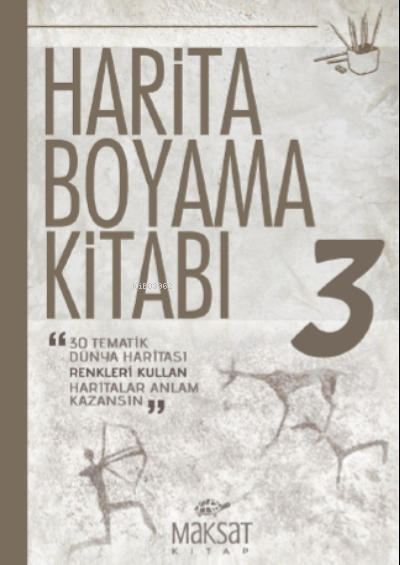 Harita Boyama Kitabı Dünya 3 | Harita Boyama Kitabı Dünya 3 | Veli Kural | Maksat Kitap | 9786057482167 