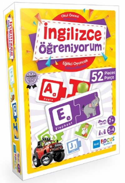  Blue Focus İngilizce Öğreniyorum52 Parça | Kolektif | Blue Focus Yayınları | 8681176321117 | 