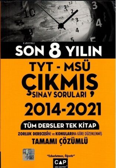 Tyt Msü Çıkmış Sınav Soruları Tüm Tek 2014-2021-22