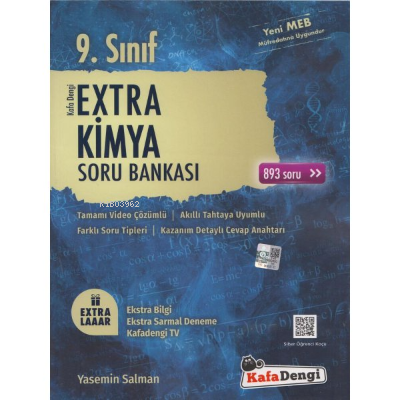 KafaDengi 9.Sınıf Extra Kimya Soru Bankası (Tümü Video Çözümlü)