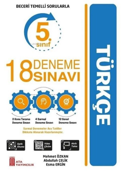 Ata Yayıncılık 5. Sınıf Türkçe 18 Deneme Sınavı