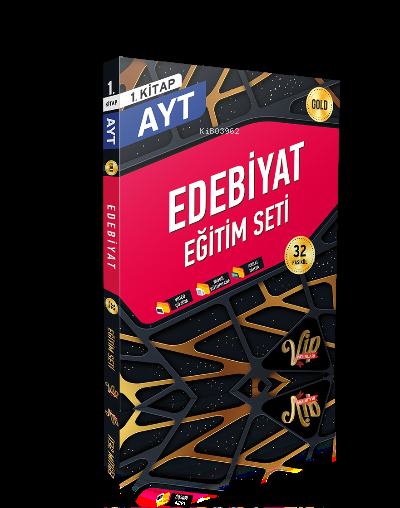 Vip Ayt Edebiyat Eğitim Seti 1. Kitap - (Gold)