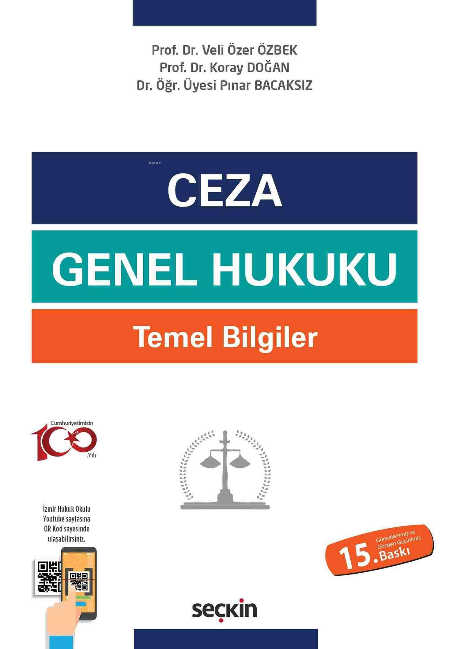 Ceza Genel Hukuku Temel Bilgiler