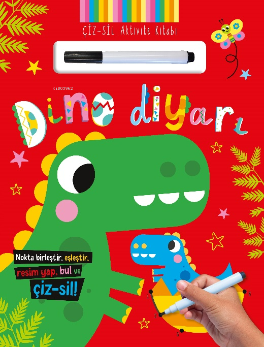 Dino Diyarı;Çiz – Sil Aktivite Kitabı