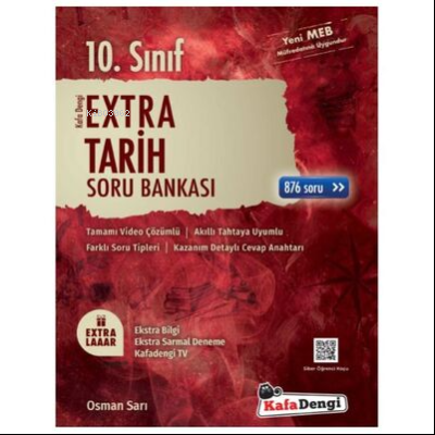 KafaDengi 10.Sınıf Extra Tarih Soru Bankası(Tümü Video Çözümlü)