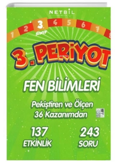  3 Sınıf Periyot Fen Bilimleri | 3 Sınıf Periyot Fen Bilimleri | Kolektif | Netbil Yayıncılık | 9786257857512 