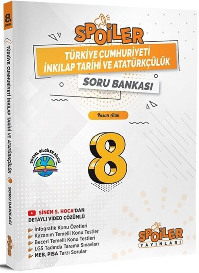 8.Sınıf Spoıler Inkılap Tarıhı Sb