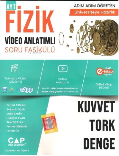 Çap Fizik Kuvvet Tork Denge Konu Anlatımlı Soru Bankası