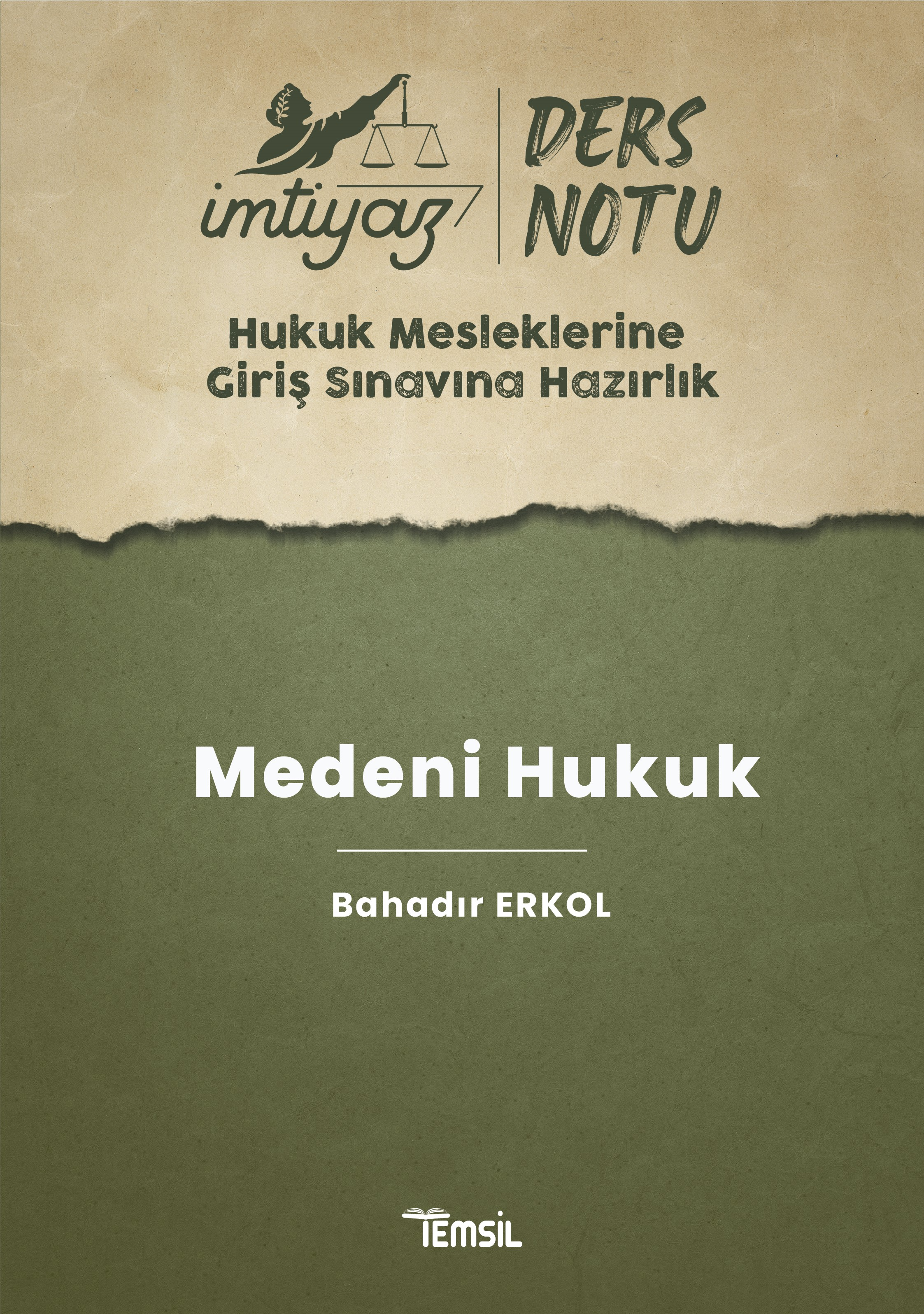  İmtiyaz Hmgs Ders Notları Medeni Hukuk | Bahadır Erkol | Sanem Hande Bayramoğlu | Temsil Kitap | 9786256623651 | 