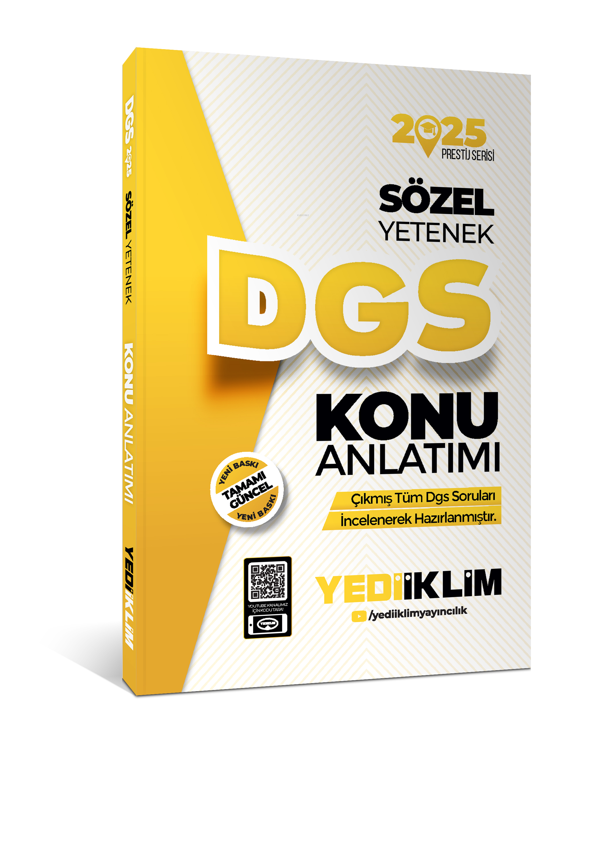 Yediiklim Yayınları 2025 DGS Sözel Yetenek Konu Anlatımı