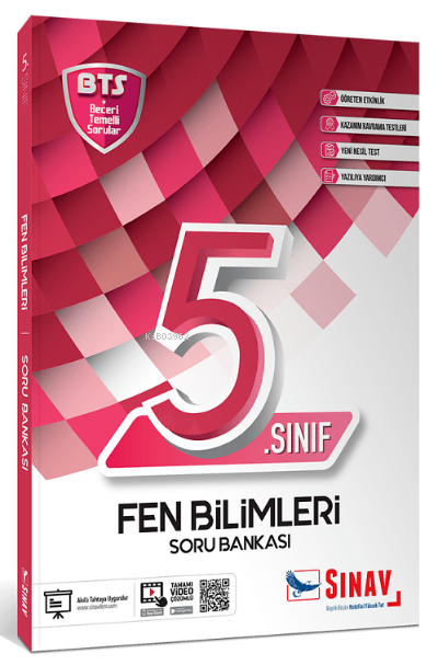  Sınav 5 Sınıf Fen Bilimleri Soru Bankası | Sınav 5 Sınıf Fen Bilimleri Soru Bankası | Kolektif | Sınav Yayınları | 9786051239774 