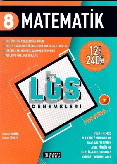  İşler 8Sınıf Lgs Deneme Matematik | İşler 8Sınıf Lgs Deneme Matematik | Kolektif | İşleyen Zeka Yayınları | 9786052502846 