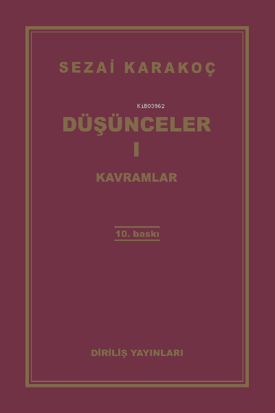 Düşünceler -1/ Kavramlar