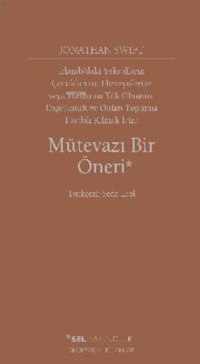 Mütevazı Bir Öneri