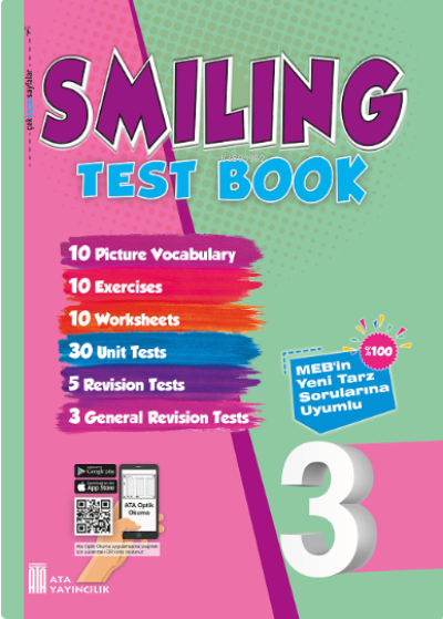 Ata 3. Sınıf İngilizce Smiling Test Book