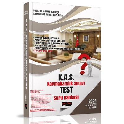 Savaş 2023 KAS Kaymakamlık Sınavı Test Soru Bankası