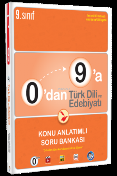 0'dan 9'a Türk Dili ve Edebiyatı Konu Anlatımlı Soru Bankası