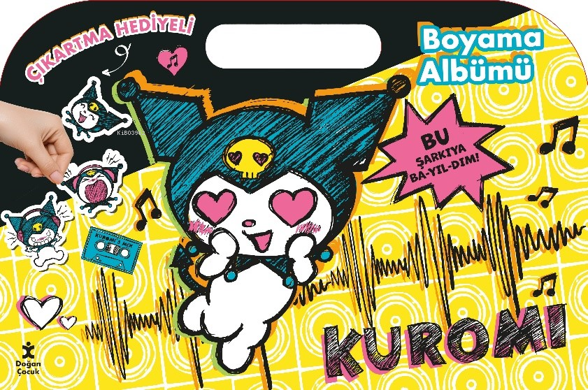 Kuromi;Çıkartma Hediyeli Boyama Albümü