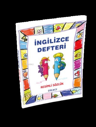 Dilko İngilizce Sözlüklü Defter - İlkokul (1-2-3-4. Sınıf) (Renkli Resimli)
