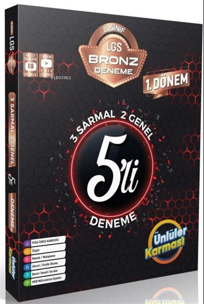 Ünlüler Karması 8. Sınıf Bronz 5  Deneme (Kolay Seviye)