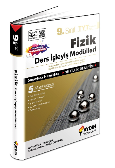 9. Sınıf Aydın Fizik Ders İşleyiş Modülleri