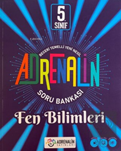  Adrenalin Yayınları 5Sınıf Fen Bil Soru Bank | Kolektif | Adrenalin Yayınları | 9786057386892 | 