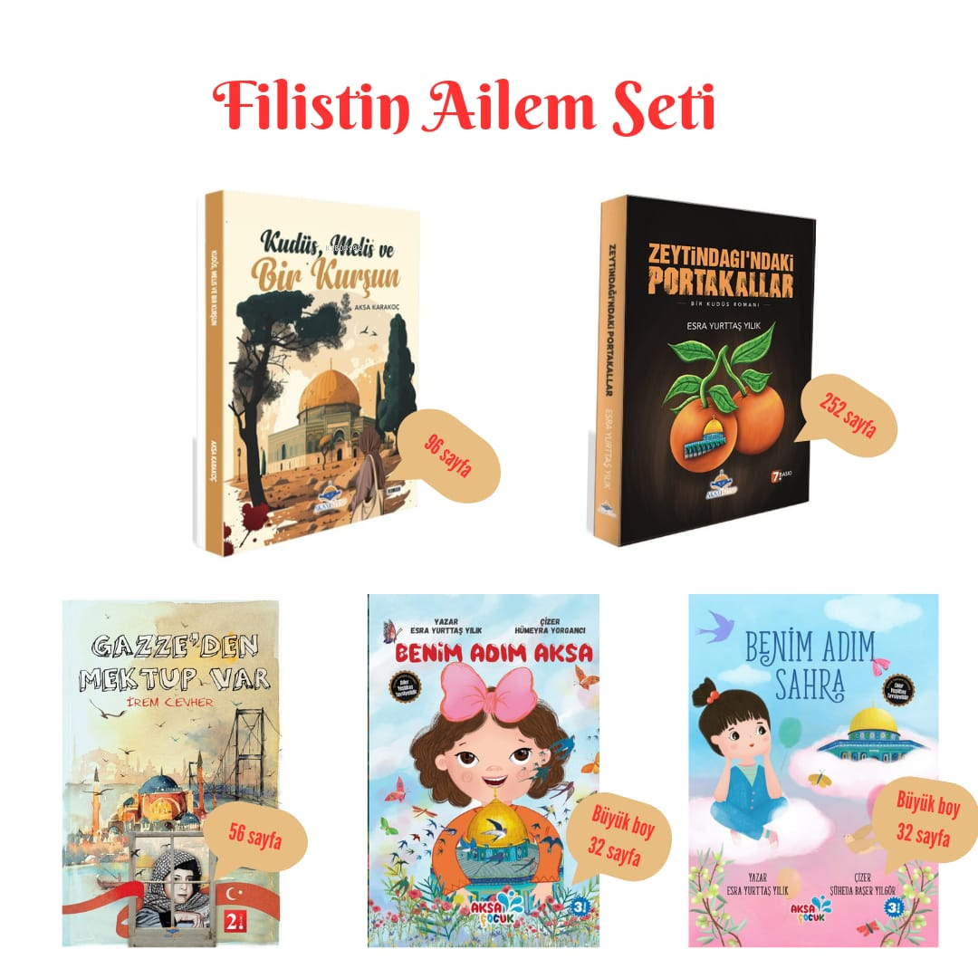 Filistin Ailem Seti (5 Kitaplık Set)