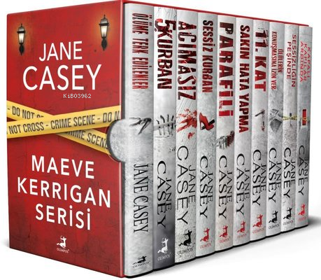 Jane Casey Maeve Kerrigan Serisi Seti - 10 Kitap Takım - Kutulu