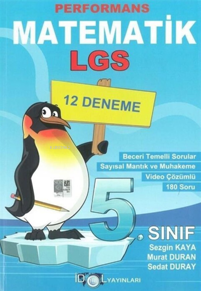  5 Sınıf LGS Performans Matematik LGS 12 Deneme İdol Yayınları | 5 Sınıf LGS Performans Matematik LGS 12 Deneme İdol Yayınları | Kolektif | İdol Yayınları | 9786056954368 