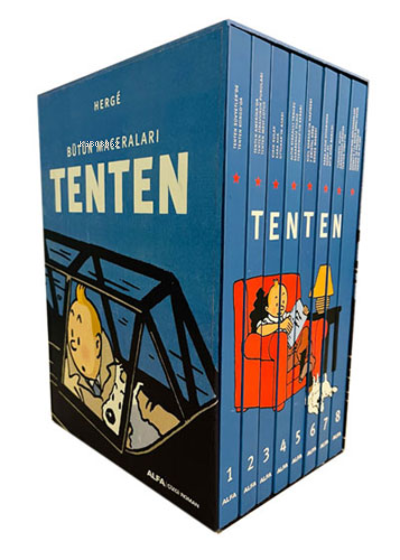 Tenten - 8 Kitap Takım (Ciltli - Kutulu)