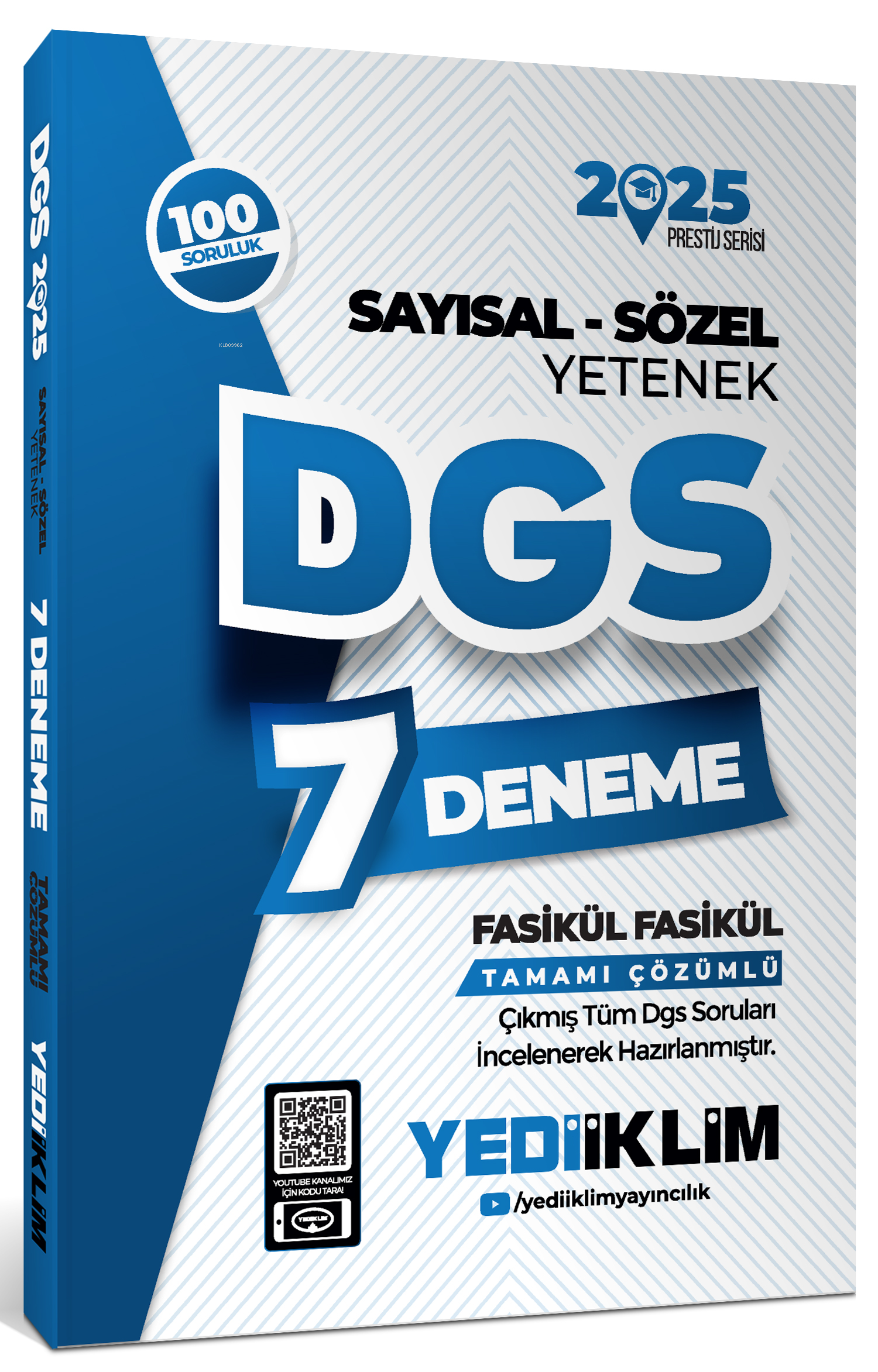 2025 DGS Sayısal-Sözel Yetenek 7 Fasikül Deneme